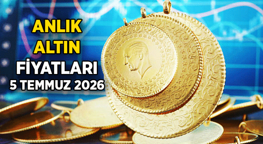 YENİ ALTIN FİYATLARI CANLI KUR 🔍 5 Temmuz 2026 Bugün gram altın, çeyrek altın, yarım altın ve tam altın fiyatları ne kadar İşte altın fiyatlarındaki hafta sonu ivmesi