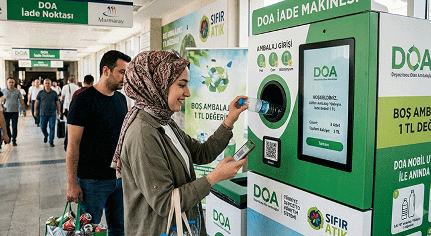 DOA AMBALAJ İADESİ NEREYE YAPILIR, MAKİNELER NEREDE VAR? DOA bir şişeye kaç TL veriyor? DOA geri dönüşüm iade makinesine neler konur, limit var mı? - Uzmanpara