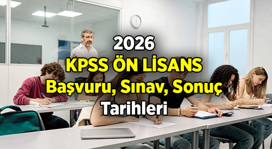 ÖSYM TEK TEK AÇIKLADI ❗ KPSS ÖN LİSANS BAŞVURU TARİHLERİ 2026 || KPSS ÖN LİSANS SINAV TARİHİ NE ZAMAN