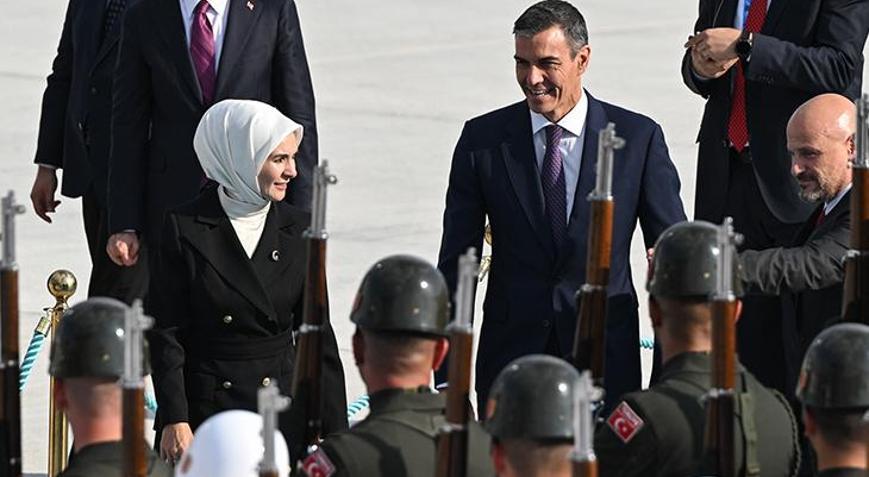 İspanya Başbakanı Pedro Sanchez, Ankaraya geldi