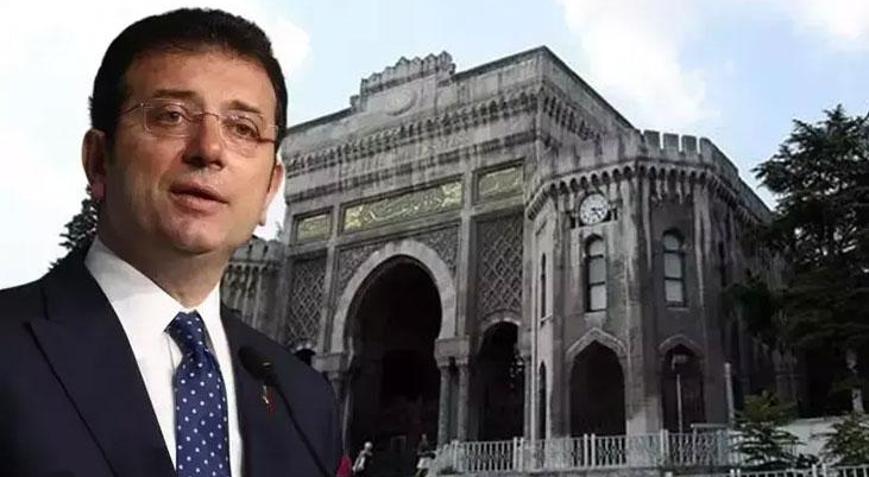 İstanbul Üniversitesinden İmamoğlu açıklaması: Gerçeğe aykırı beyanda bulundu