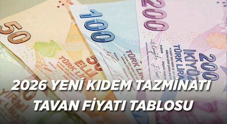 2026 KIDEM TAZMİNATI TAVAN FİYATI TABLOSU: Temmuz ayında kıdem tazminatı ne kadar oldu ve kaç TLye çıktı İşte 2026 Temmuz kıdem tazminatı tavanı hesaplama