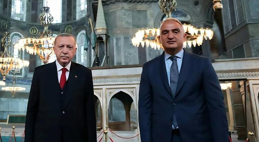 Ayasofyanın yeniden ibadete açılışının 6. yılına özel paylaşım