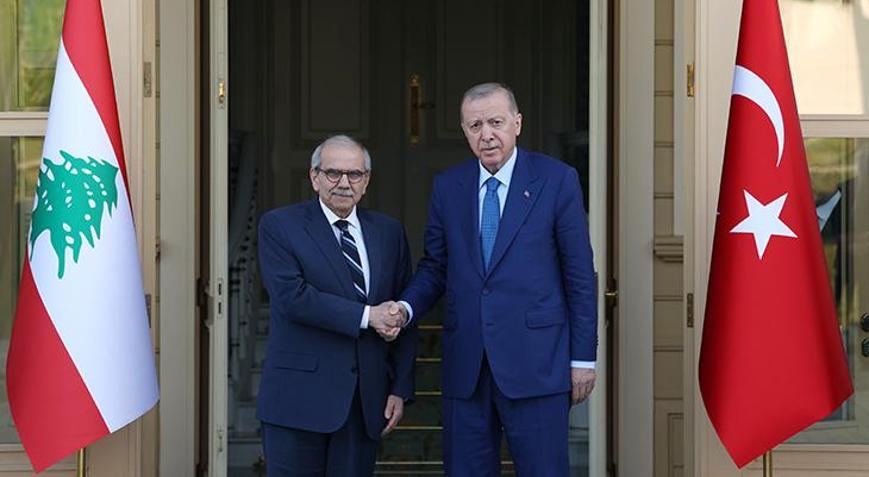 Cumhurbaşkanı Erdoğan, Lübnan Başbakanı Selamı kabul etti