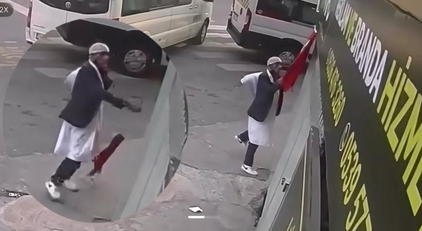 Kağıthane’de Türk bayrağını sökerek yere atan şüpheli yakalandı İfadesi ortaya çıktı