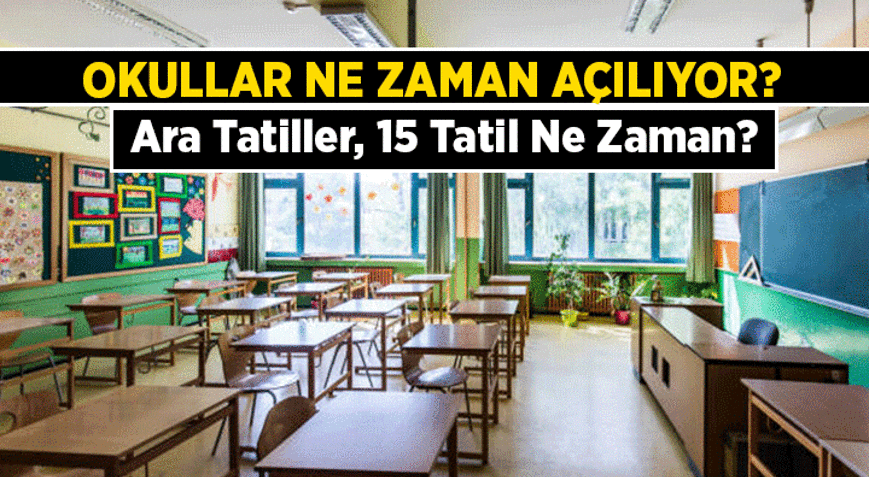 İŞTE YENİ AKADEMİK TAKVİM 🔔 Okullar ne zaman açılıyor 2026-2027 Ara tatiller ve 15 tatil ne zaman