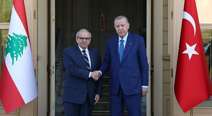 Cumhurbaşkanı Erdoğan’dan Lübnan Başbakanı Selam’a anlamlı jest
