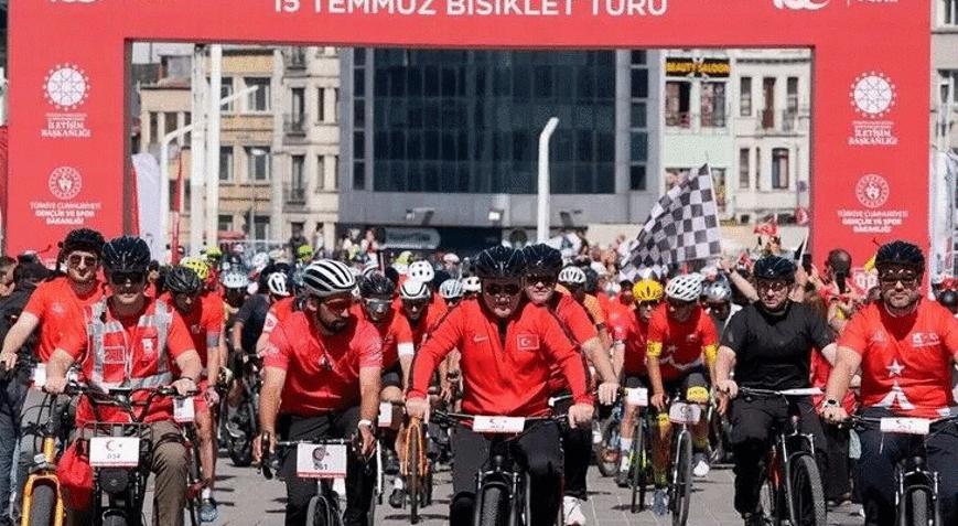 15 Temmuz Bisiklet Turu, İstanbulda düzenlendi