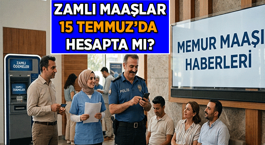 YENİ MEMUR ZAMMI % 13,52 📍 Memurların maaşı 15 Temmuz 2026da zamlı yatacak mı Zamlı memur maaşları ne zaman ödenmeye başlayacak, yeni maaşlar aylık ne kadar oldu