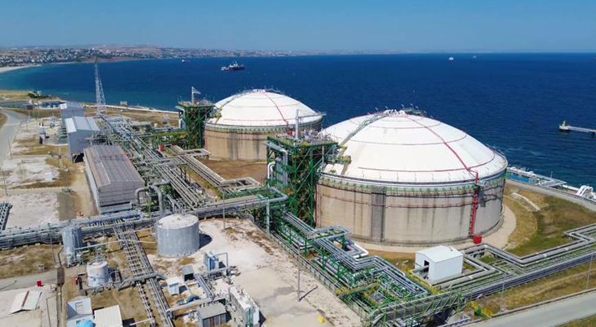 Marmaraereğlisi LNG Terminalinin depolama kapasitesi 415 bin metreküpe çıkacak