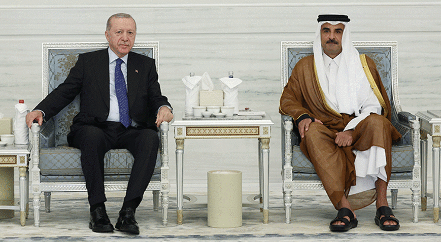 Cumhurbaşkanı Erdoğan, Katar Emiri Temime taziyelerini iletti