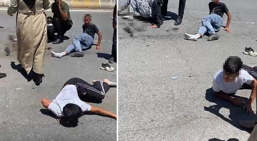 Ağrıda korkunç kaza Çocukları ezip başka araca binerek kaçtı