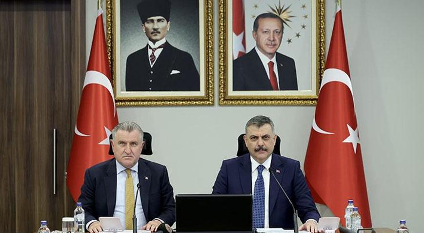 Bakanlar Çiftçi ile Bak, Spor Güvenliği Toplantısı’nı gerçekleştirdi