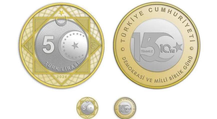 Darphaneden 15 Temmuzun 10. yılına özel 5 lira