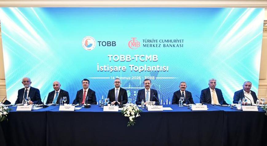 TOBB Başkanı Hisarcıklıoğlu ve TCMB Başkanı Karahan bir araya geldi