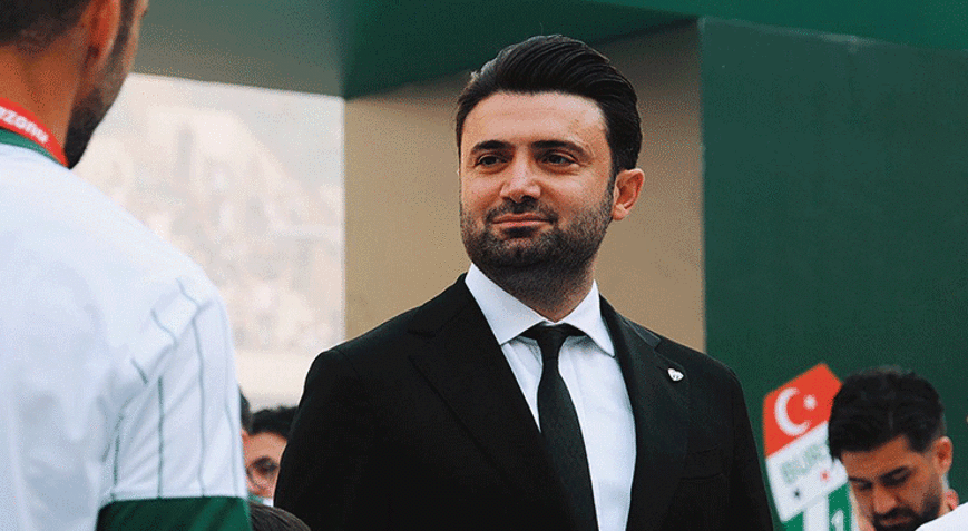 Bursasporda hedef Süper Lig Başkan Enes Çelikten şampiyonluk sözleri