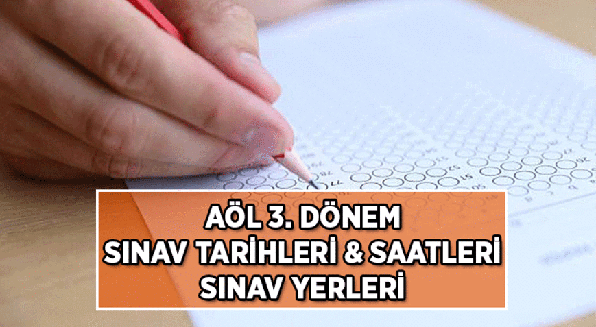 MEB AKADEMİK TAKVİM 📚 AÖL sınavları ne zaman, saat kaçta 2026 Açık lise sınav giriş belgesi nasıl alınır