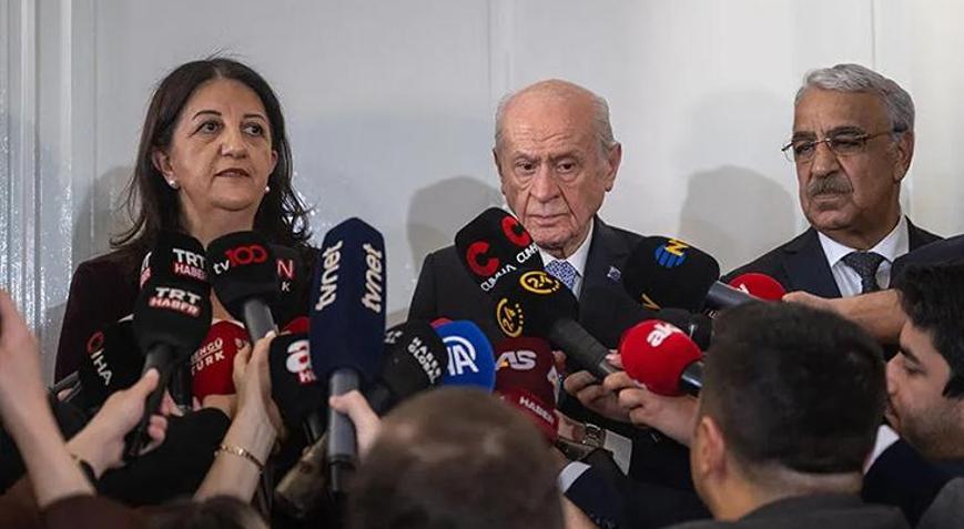 Son dakika... DEM Parti Heyeti, MHP lideri Bahçeli ile görüştü