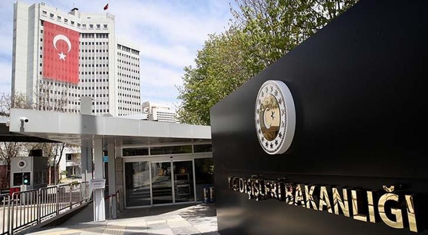 Dışişlerinden, ABnin Ortak Anlayış belgesine ilişkin açıklama: Hakkaniyetli yaklaşımdan yoksun