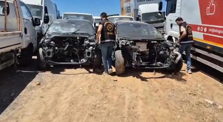 Yediemin otoparklarında 1,5 milyarlık liralık vurgun Araçları parçalayıp ucuza aldılar
