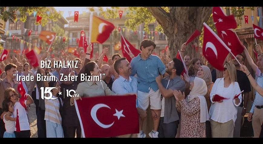 Halkbanktan 15 Temmuza Özel Reklam Filmi: İrade Bizim, Zafer Bizim