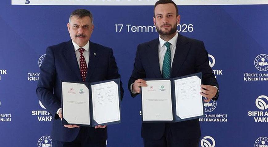 İçişleri Bakanlığı ile Sıfır Atık Vakfı arasında sıfır atık işbirliği protokolü imzalandı