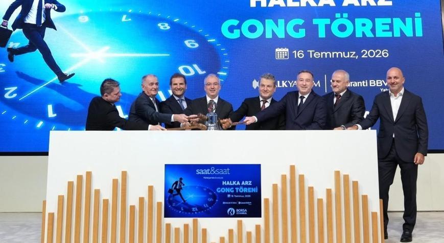 Borsa İstanbulda gong, Saat&Saat için çaldı
