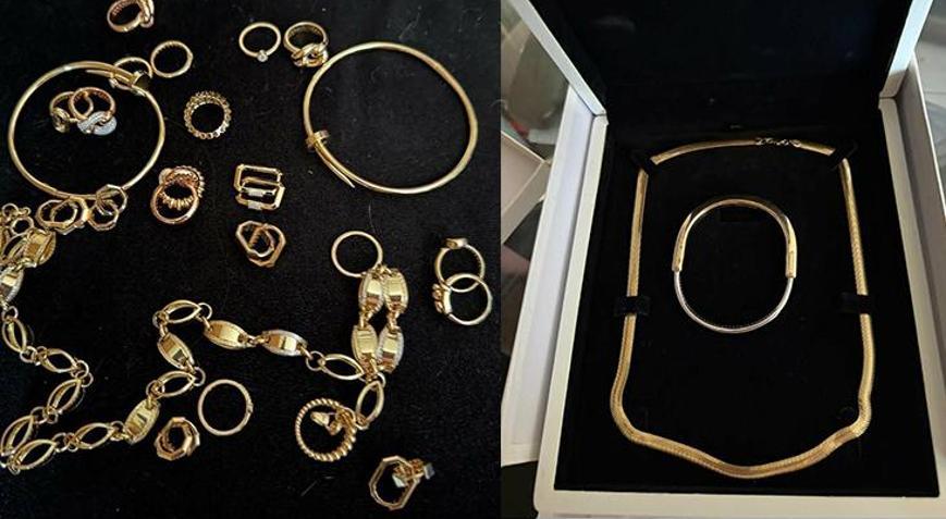 395 gram altını gizleyemedi Gümrükte tek tek ortaya çıktı