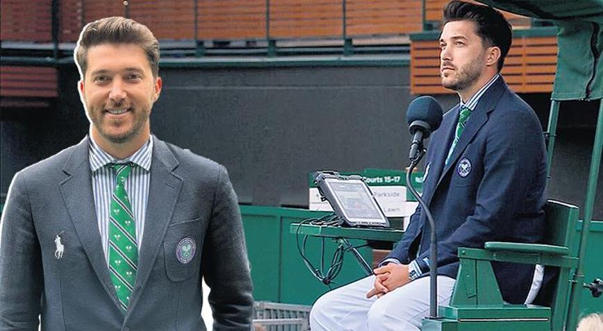 Wimbledon’da bir Türk hakem