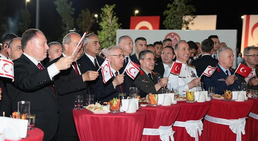 Bakan Güler, KKTCdeki resepsiyona katıldı