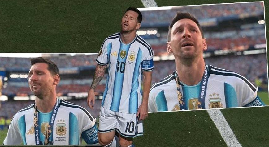 Arjantin finalde kaybetti Messi gözyaşlarına hakim olamadı