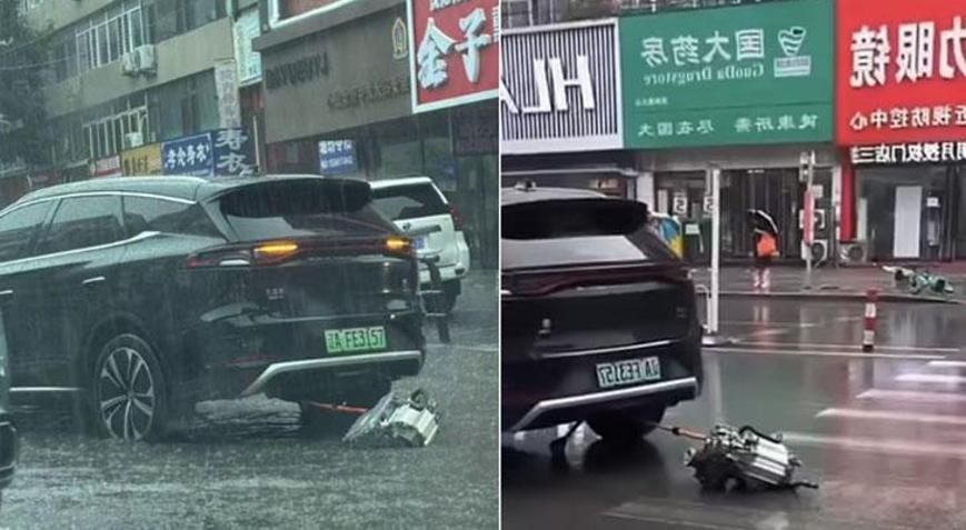 Yolda motoru kopan BYD Tang gündem olmuştu Şirketten açıklama geldi
