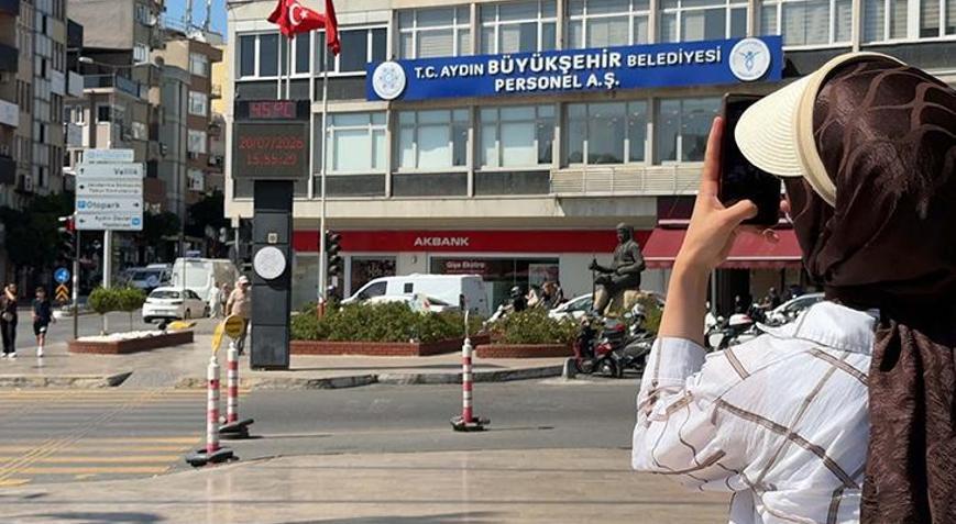 İlçede sıcaklık 5 dakikada 3 derece arttı Sokaklar boşaldı