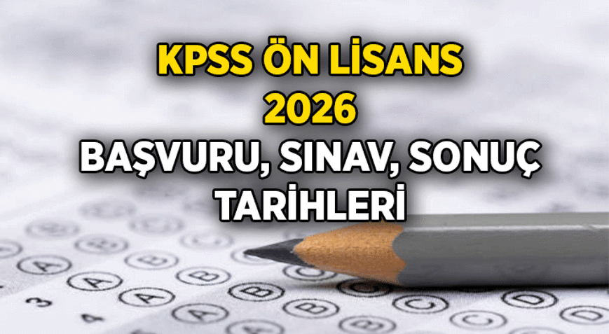 ÖSYM KPSS Ön Lisans Başvuruları Başlıyor: İşte KPSS Ön Lisans Sınav Takvimi