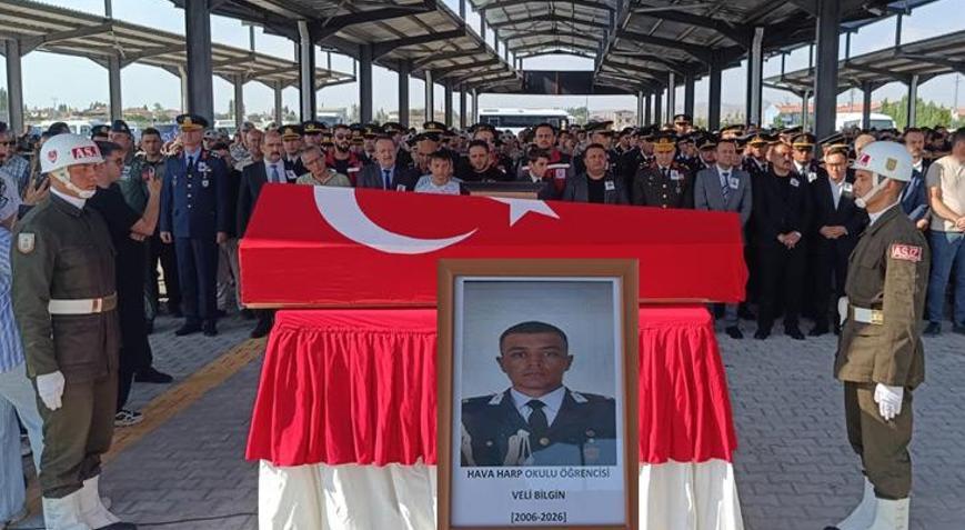 Hava Harp Okulu öğrencisi Veli Bilgine veda