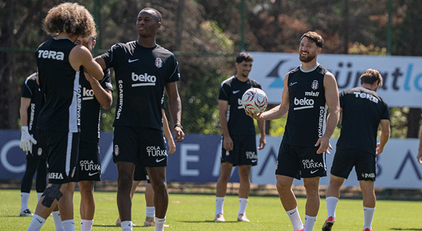 Beşiktaşta, Midtjylland maçının hazırlıkları tamamlandı