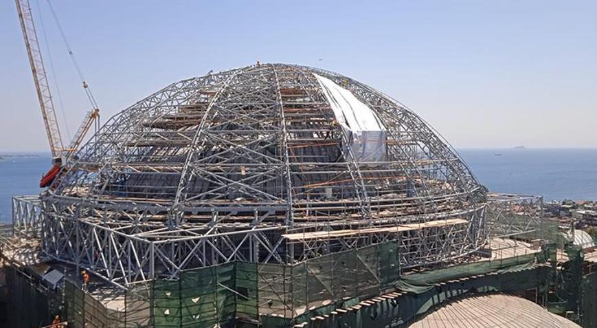 Ayasofyanın ana kubbe restorasyonunda yeni dönem