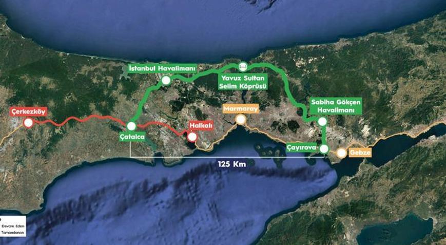 İstanbul Kuzey Demir Yolu Geçişi Projesinin ihale tarihi belli oldu