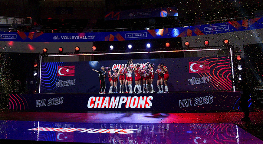 TFF ve üç büyüklerden A Milli Kadın Voleybol Takımına tebrik