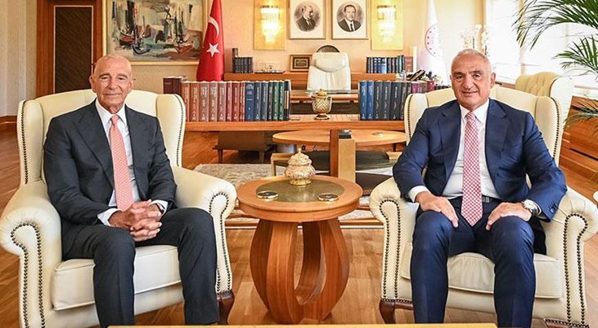 Bakan Ersoy, ABDnin Ankara Büyükelçisi Barrackı kabul etti