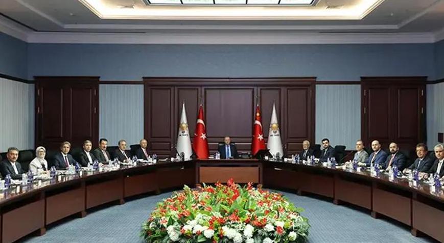 Erdoğan başkanlığındaki AK Parti MYK toplantısı sona erdi