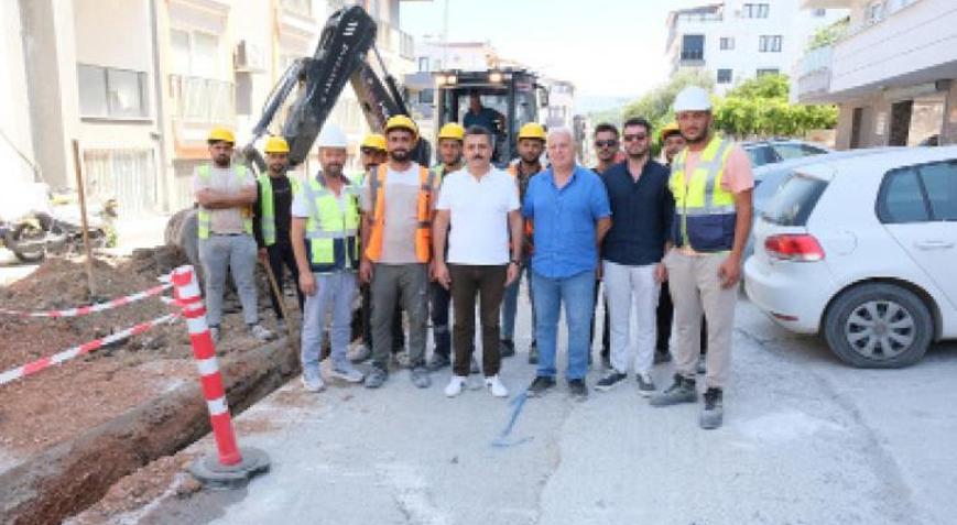 Dikili’de doğal gaz ağı genişliyor