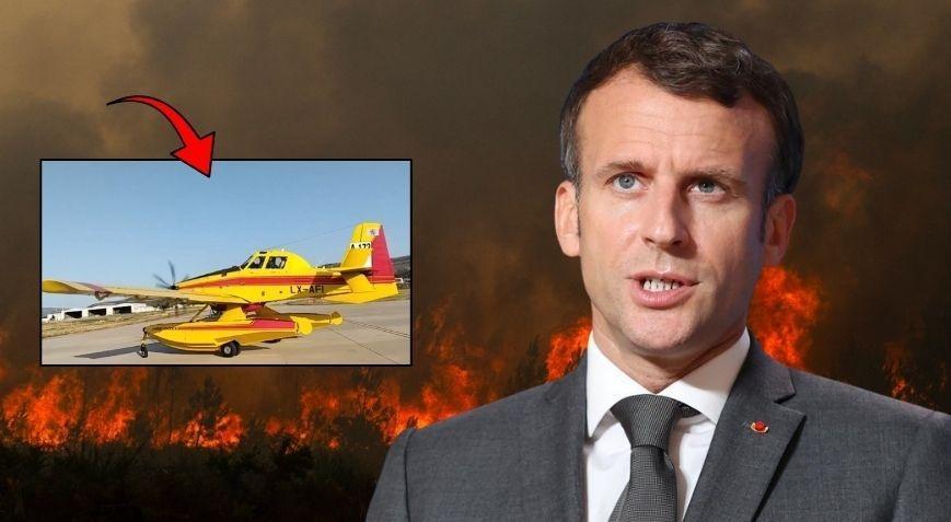 Türkiyeden Fransaya yardım eli Macrondan al bayraklı teşekkür paylaşımı