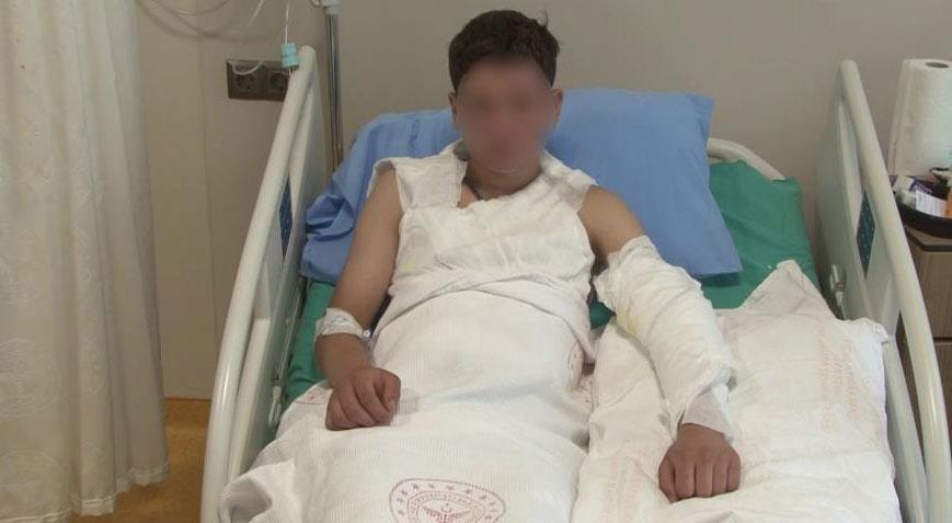 15 yaşındaki çocuğun merakı kabusu oldu Çakmağı çaktı bomba gibi patladı