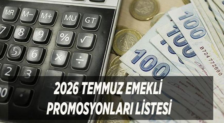 2026 TEMMUZ EMEKLİ PROMOSYONLARI LİSTESİ: Hangi banka kaç TL promosyon veriyor İşte Ziraat, Garanti, İş Bankası, Yapı Kredi ve ING güncel tutarları