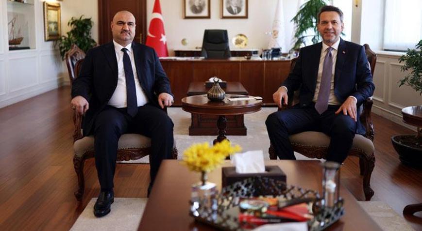Kerkük’teki ortaklık anlaşmasının ardından önemli temas Bakan Bayraktar Kerkük Valisi Ağa’yı kabul etti