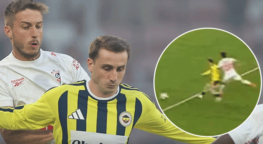 Fenerbahçede Kerem Aktürkoğlu zoru başardı Maça damga vuran pozisyon