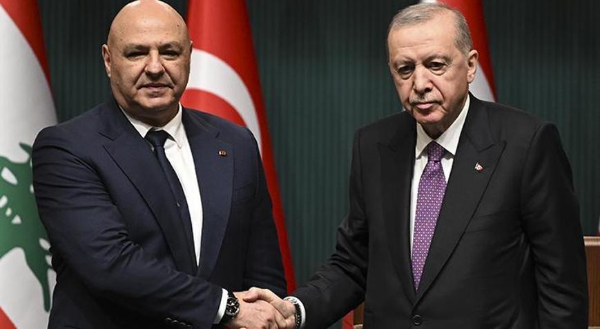 Lübnan Cumhurbaşkanı Avn: Türkiyenin bölgesel bir güç olarak üstlendiği rolü takdir ediyoruz