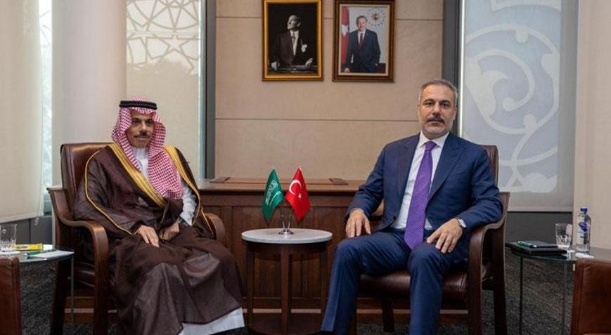 Dışişleri Bakanı Hakan Fidan, Faysal bin Ferhan Al Suud ile görüştü