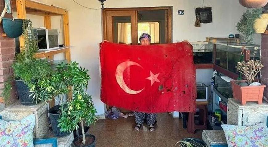 Kıbrıs Barış Harekatının izlerini taşıyan Türk bayrağının yaraları sarılacak